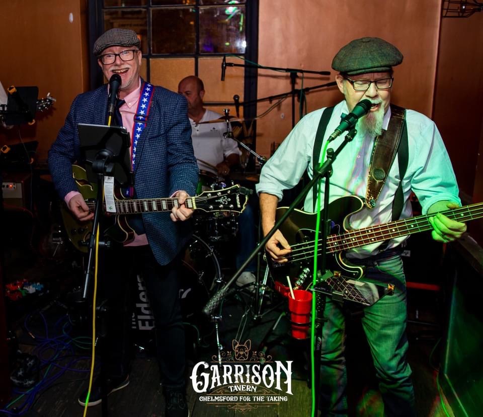 Mark, Al and Chris on stage at The Garrison